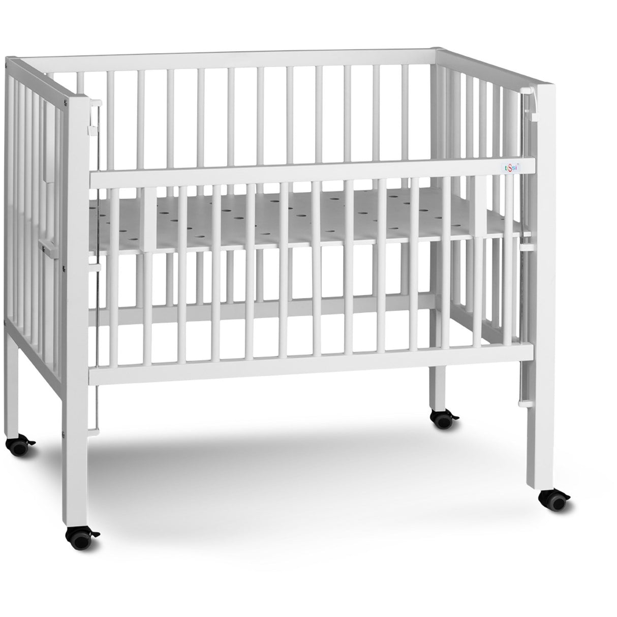 tiSsi® White Laquer Maxi Barneseng Massiv Beech