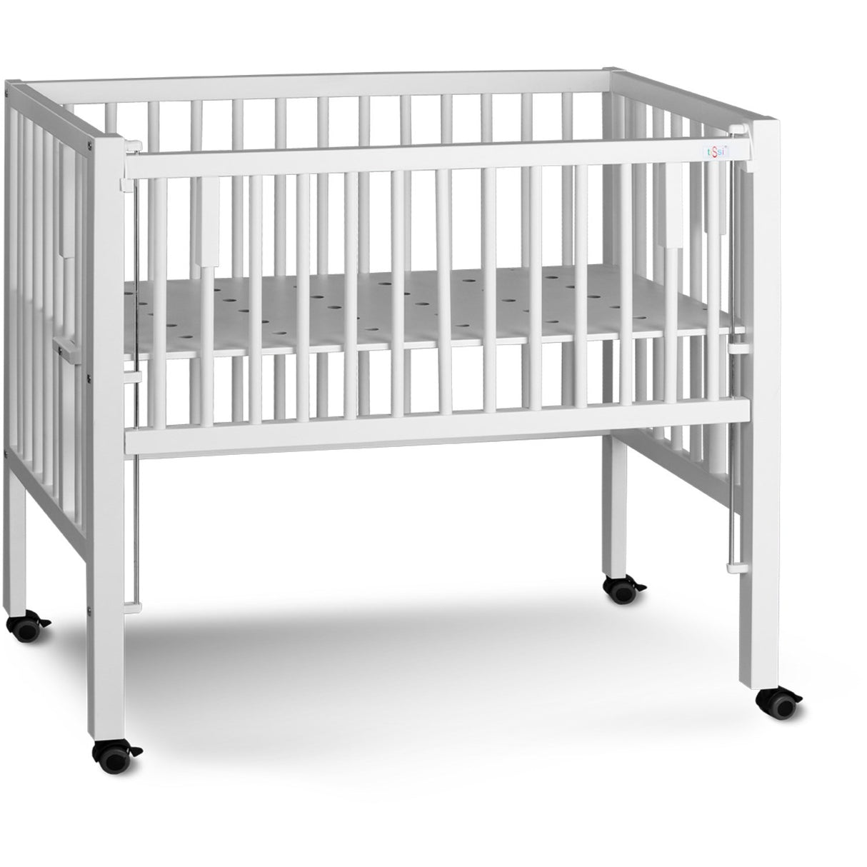 tiSsi® White Laquer Maxi Barneseng Massiv Beech