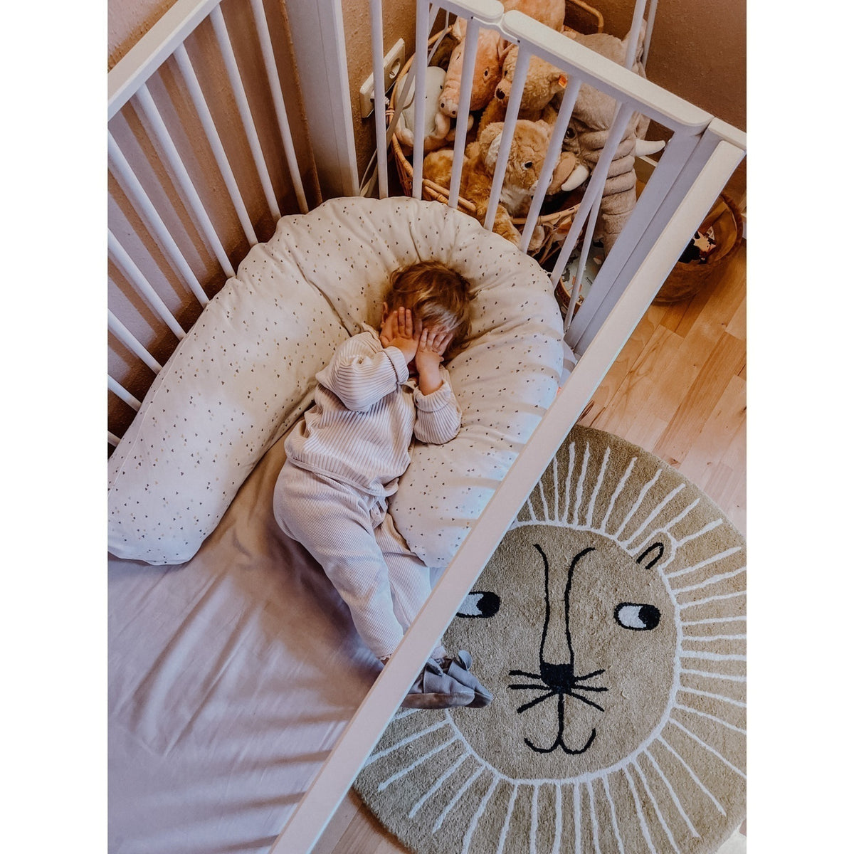tiSsi® White Laquer Jori Sammenklappelig Bed Massiv Beech