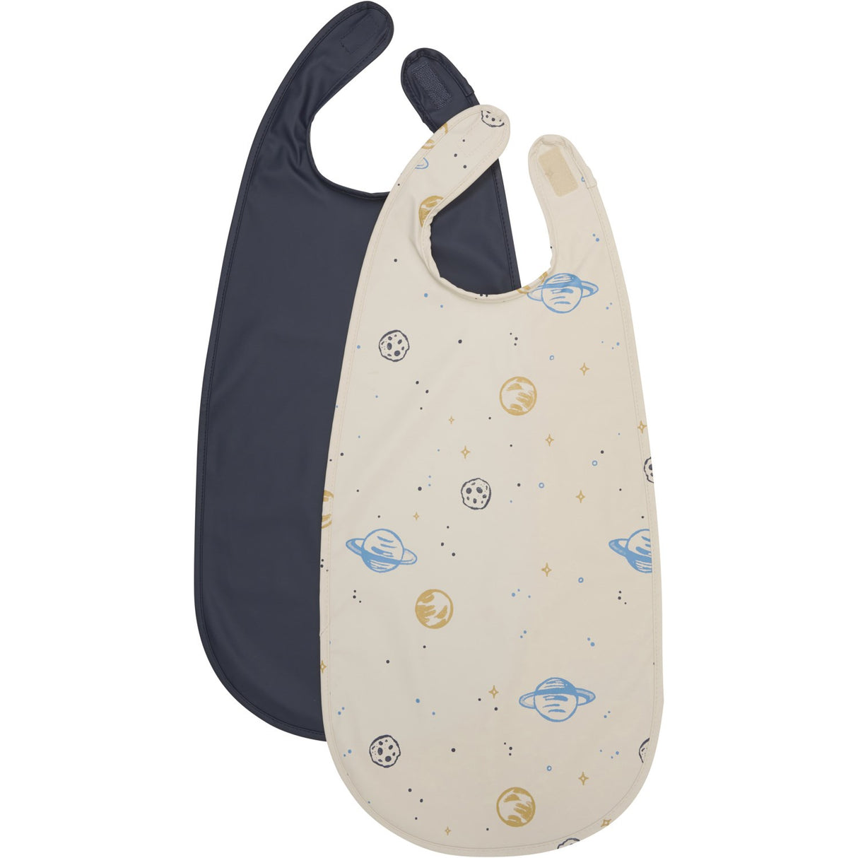 CeLaVi Dark Navy Long Pu Bib 2-Pack