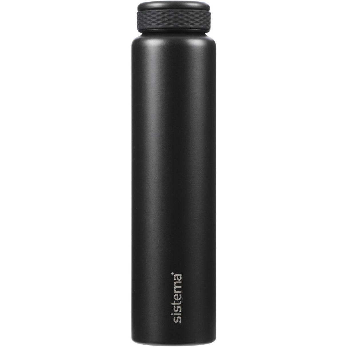 Sistema Black Stainless Steel Water Bottle 280 Ml