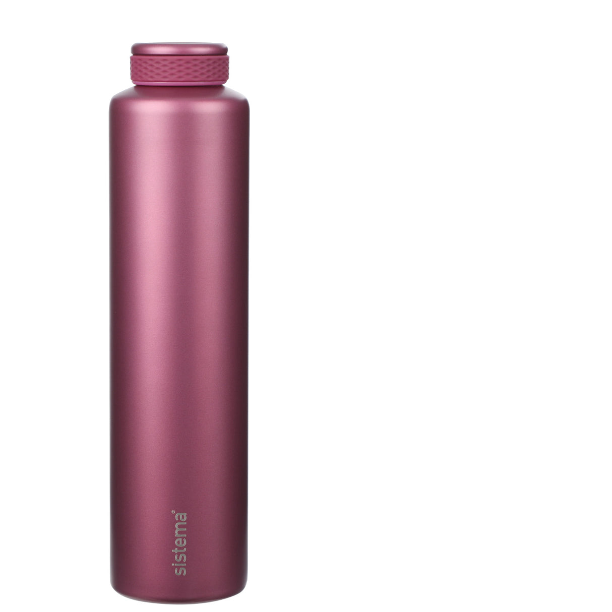 Sistema Fig Purple Stainless Steel Water Bottle 600 Ml