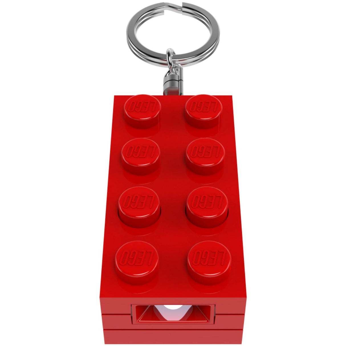 Euromic Lego® Minifigurines™ Keychain Light 2X4 Brick Red