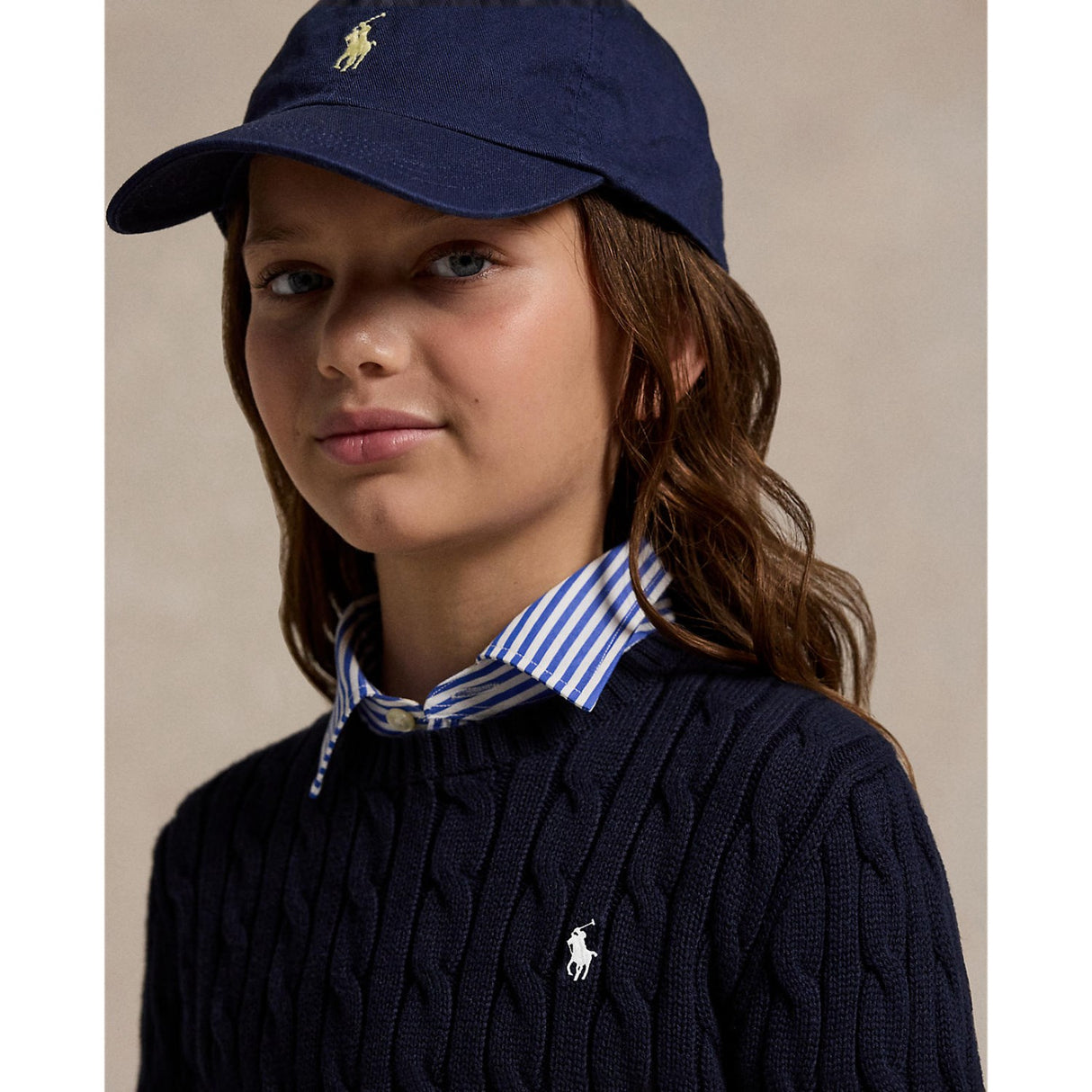 Polo Ralph Lauren Rl Navy W/ Nevis Girl Pullover