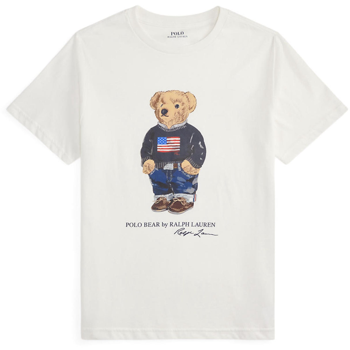 Polo Ralph Lauren White Core Bear Boy T-Shirt