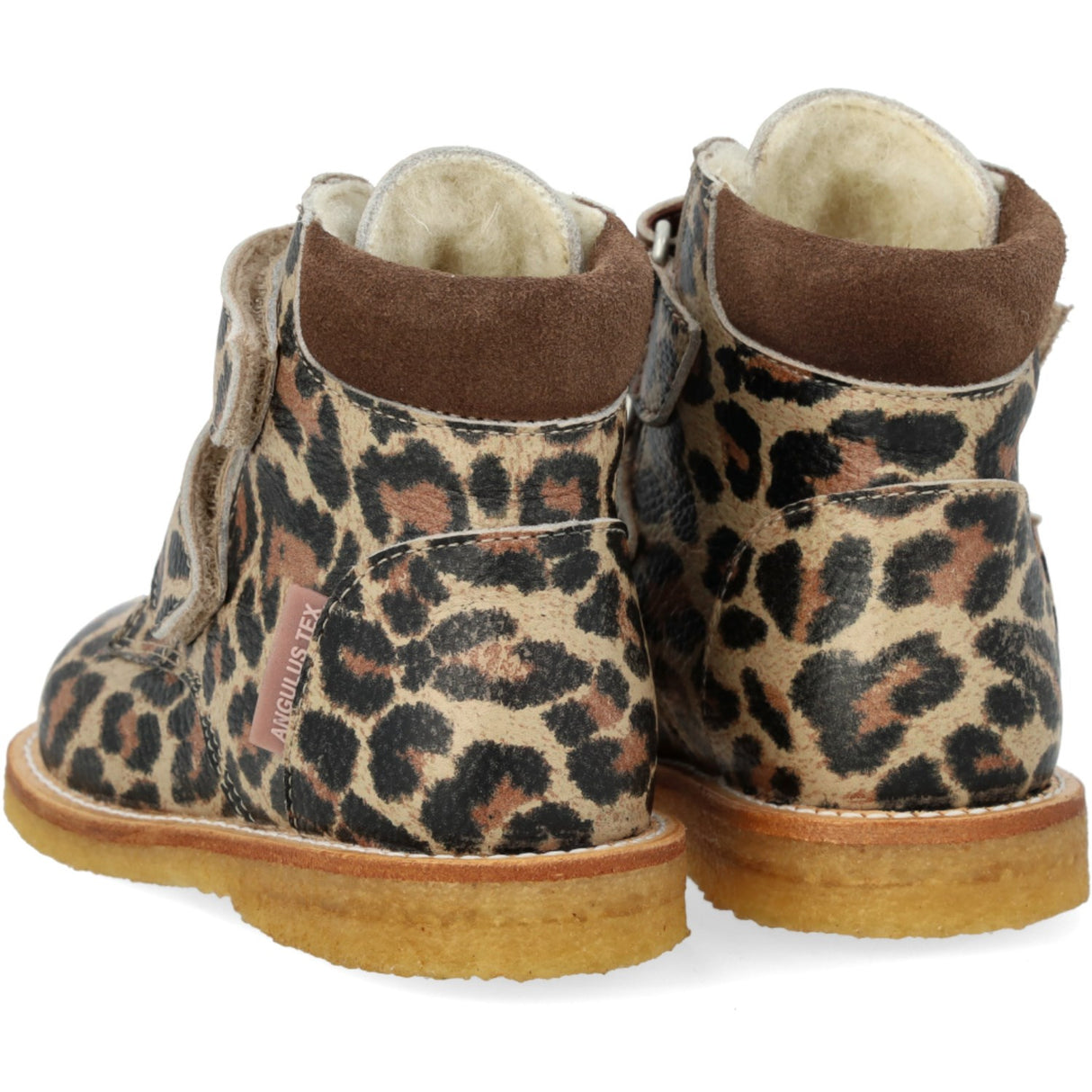 Angulus Beige Leo/Taupe Beginner TEX Boot with Velcro Closure