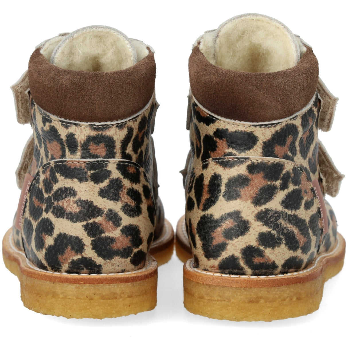 Angulus Beige Leo/Taupe Beginner TEX Boot with Velcro Closure