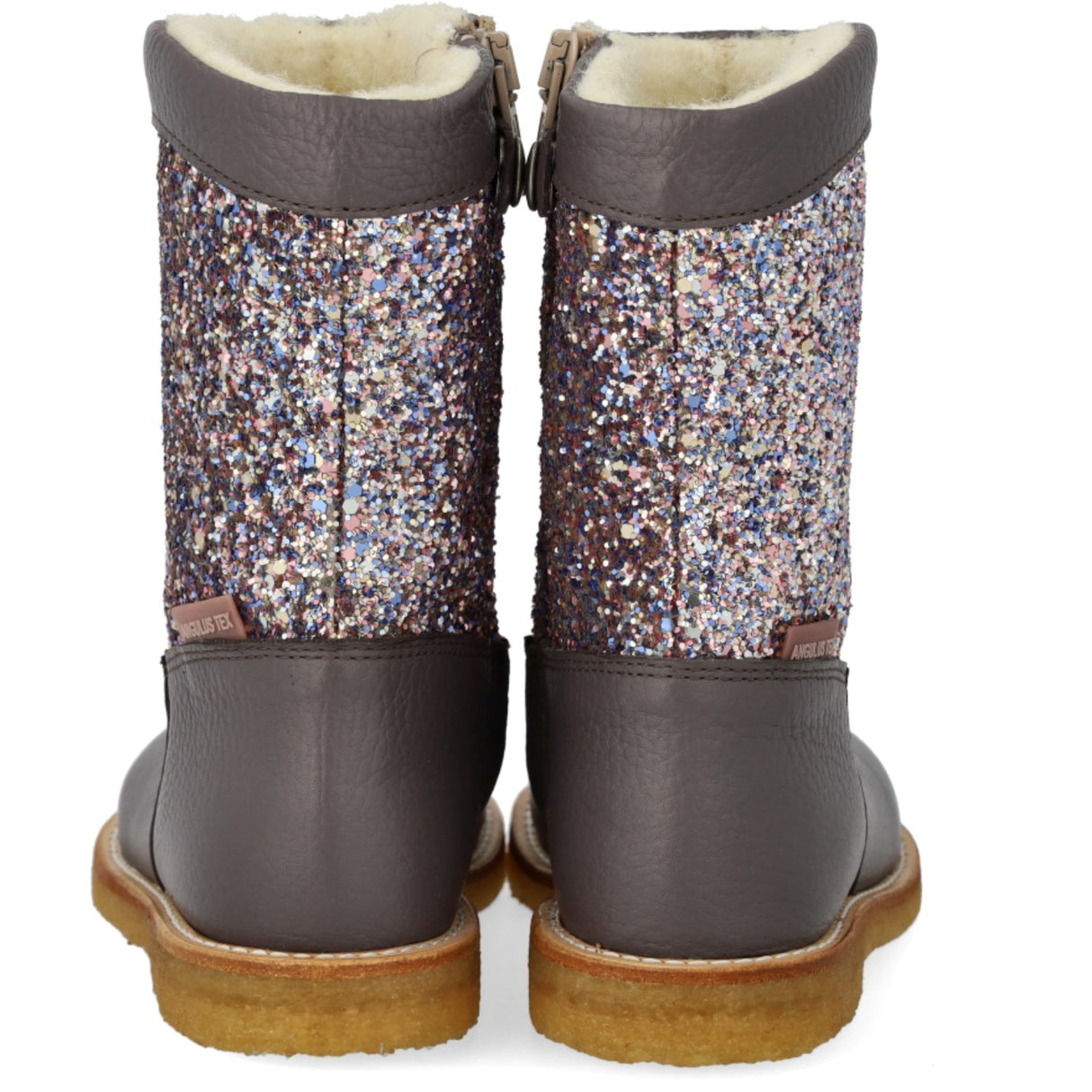 Angulus Lavender/Pastel Multi Glitter TEX Glitter Boot with Glitter and Zipper