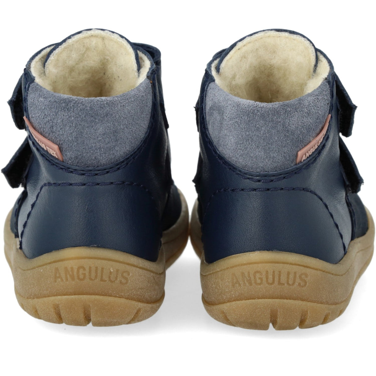 Angulus Navy/Tan/Blue Fog Beginner TEX Boot with Contrast Stitching