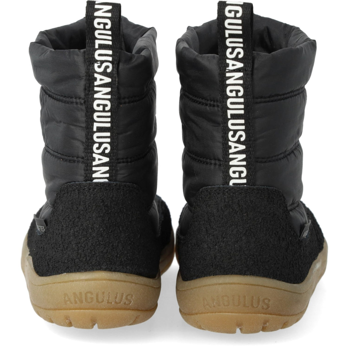 Angulus Black/Black Lightweight and Flexible TEX Winter Boot in Nylon