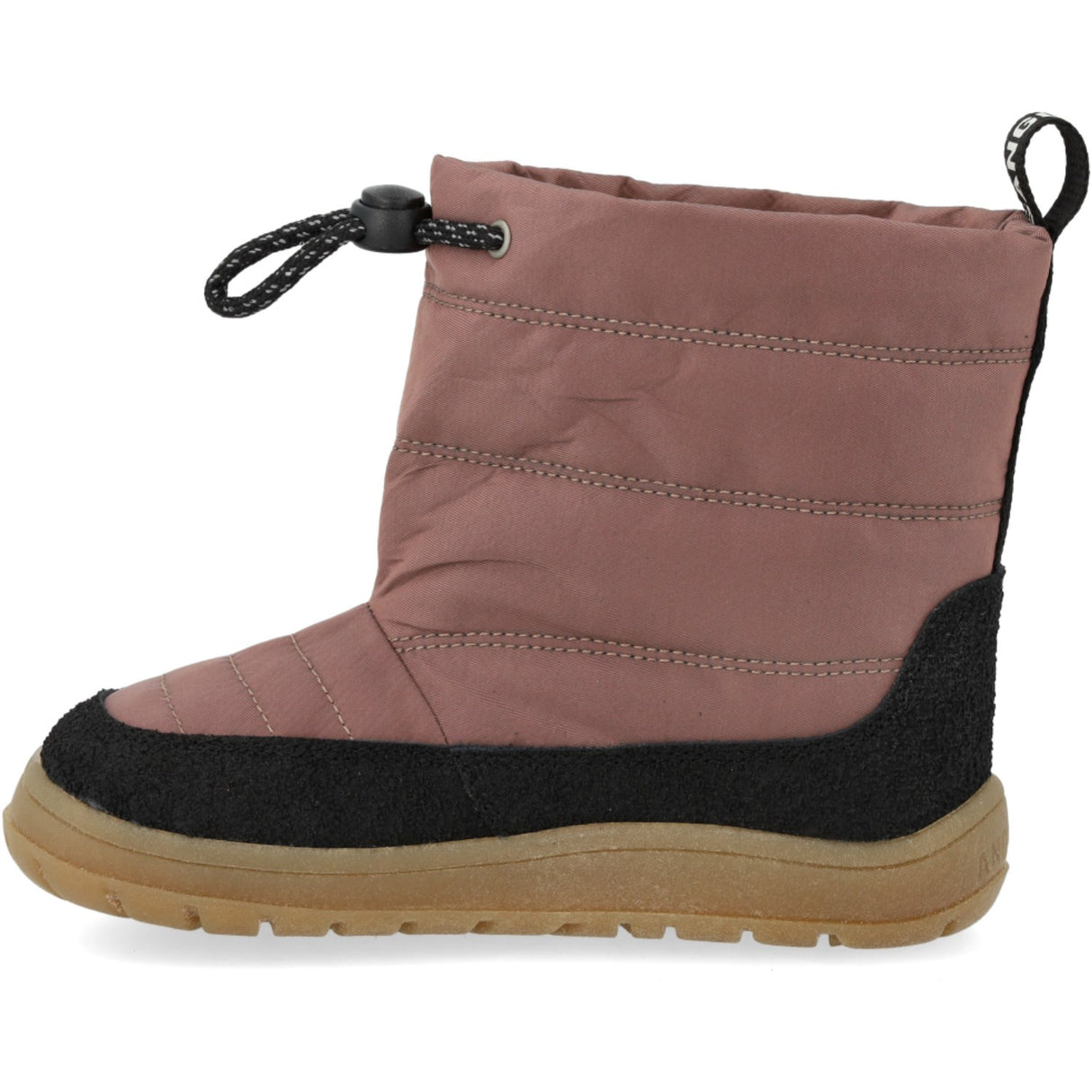 Angulus Black/Dusty Rouge Lightweight and Flexible TEX Winter Boot in Nylon