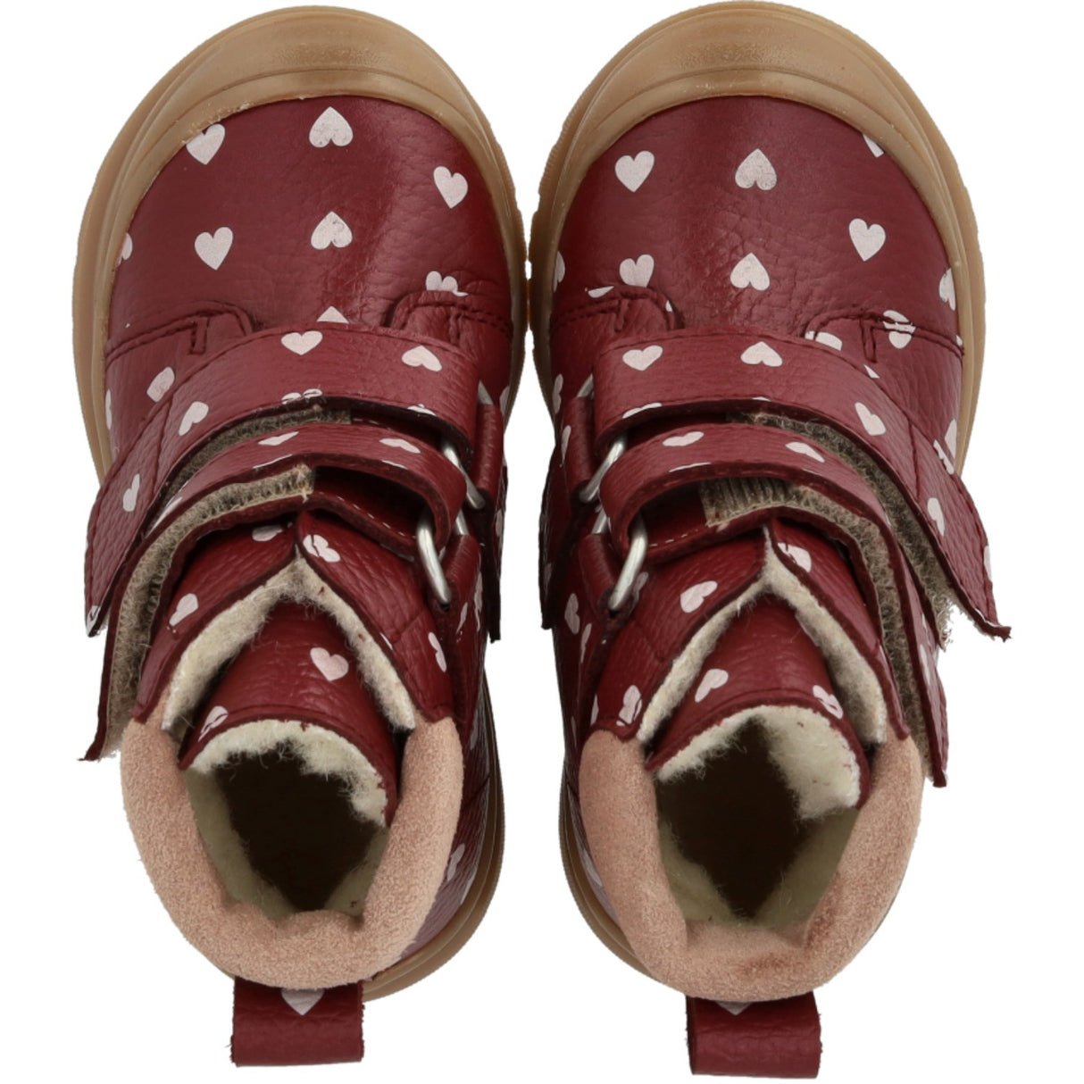 Angulus Berry Hearts/Rosebud Beginner TEX-støvle Med Print And Merino Uldfoer