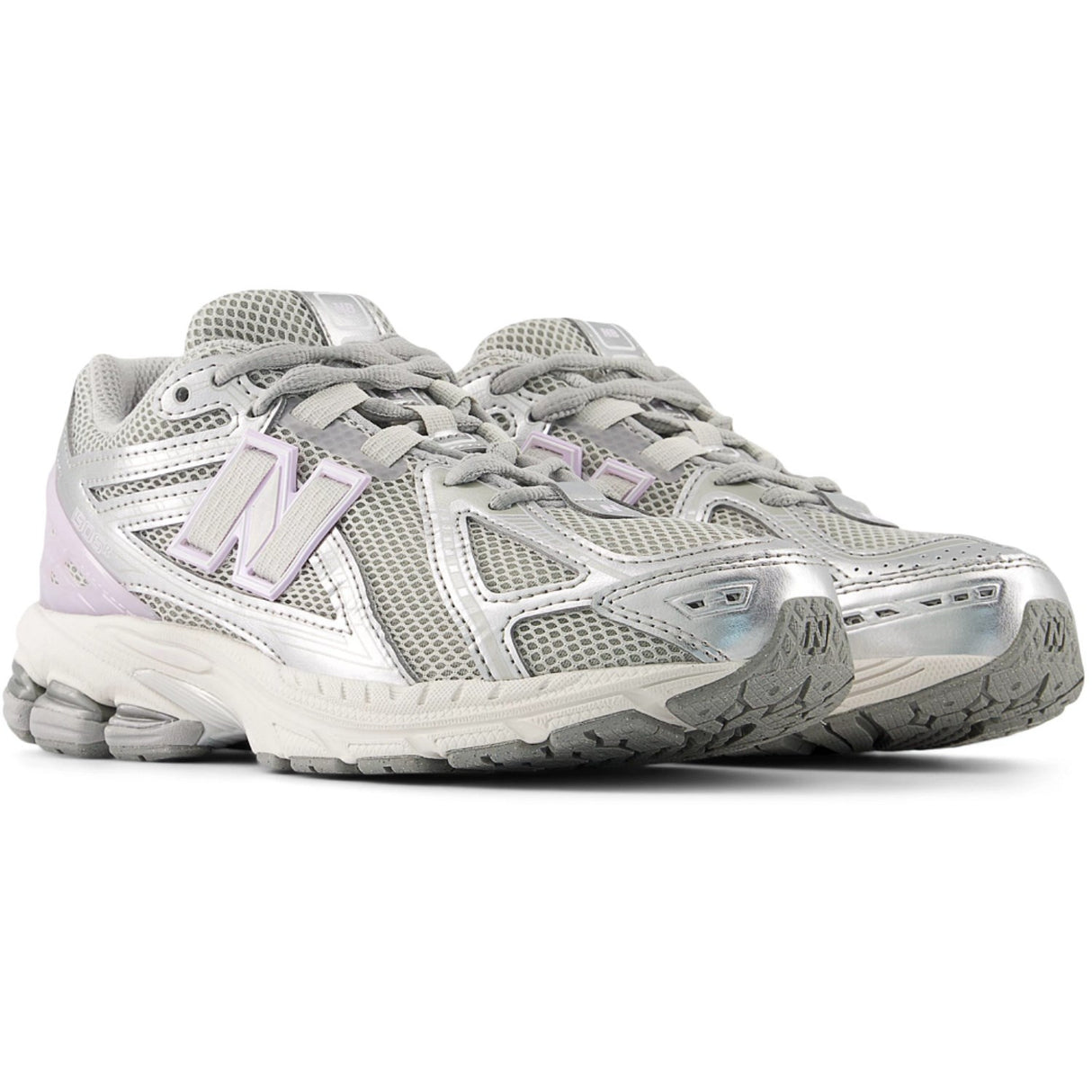 New Balance Silver Metallic 1906 Kids Lace Sneakers