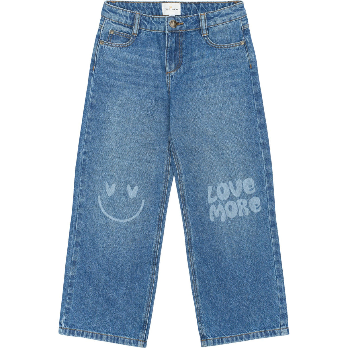 The New Medium Blue Denim TNPurity Wide Jeans