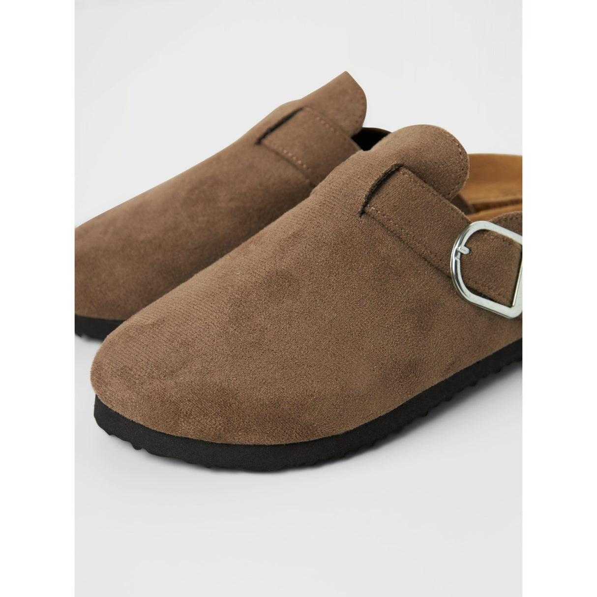 Name It Taupe Gray Avery Mules