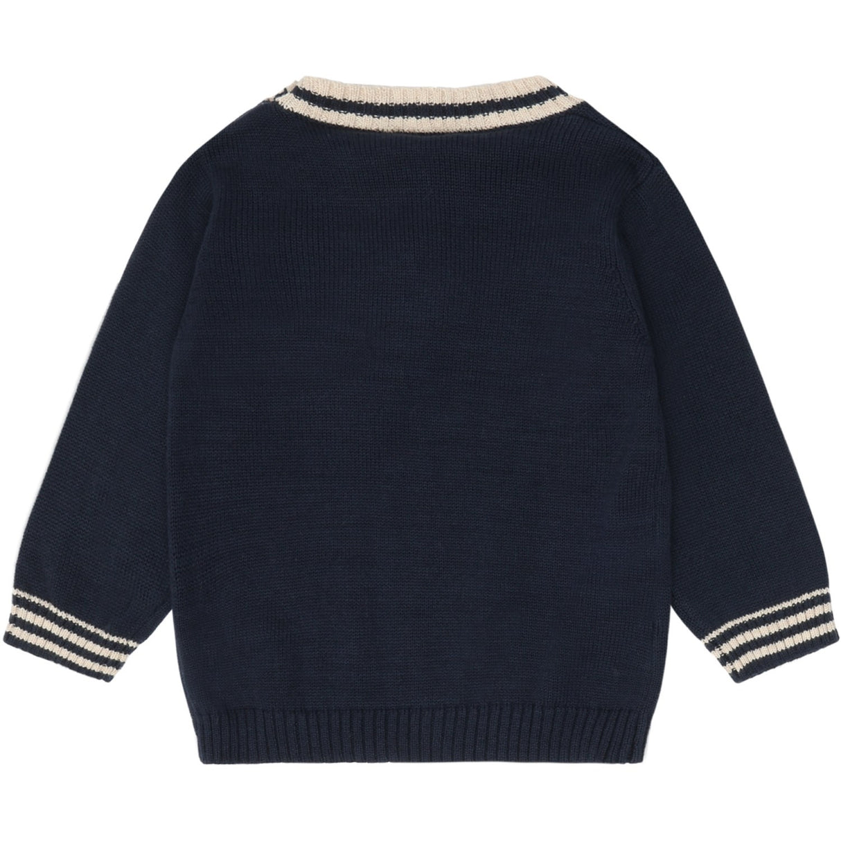 Hust & Claire More Navy Pilou Knit Backhoe