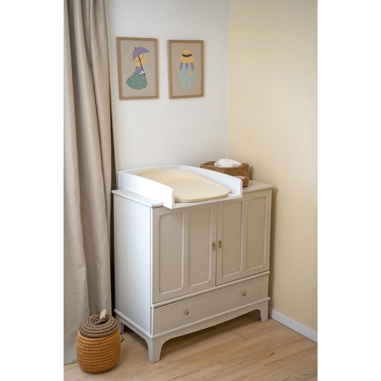 FILIBABBA Cream Bobbie 2.0 Soft Feel Changing Mat