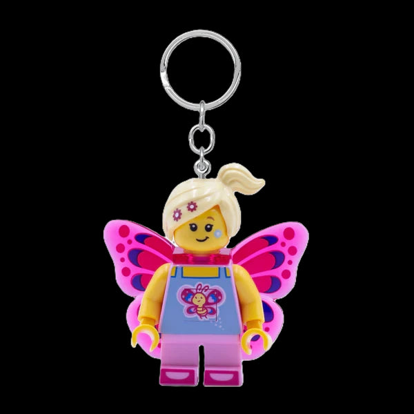 Euromic Lego® Iconic Butterfly Girl Keychain W/Led Light