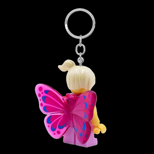 Euromic Lego® Iconic Butterfly Girl Keychain W/Led Light