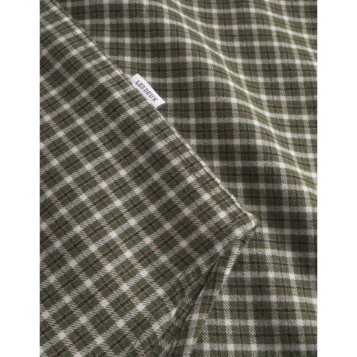 Les Deux Kids Light Sand Konrad Check Flannel Shirt KIDS