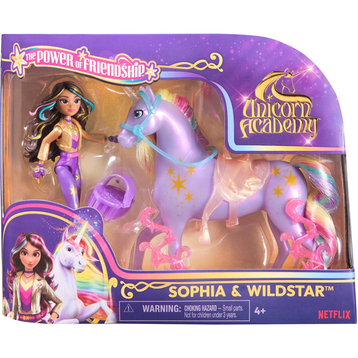 Unicorn Academy Uca Doll & Enhjørning V2 Sophia & Wildstar