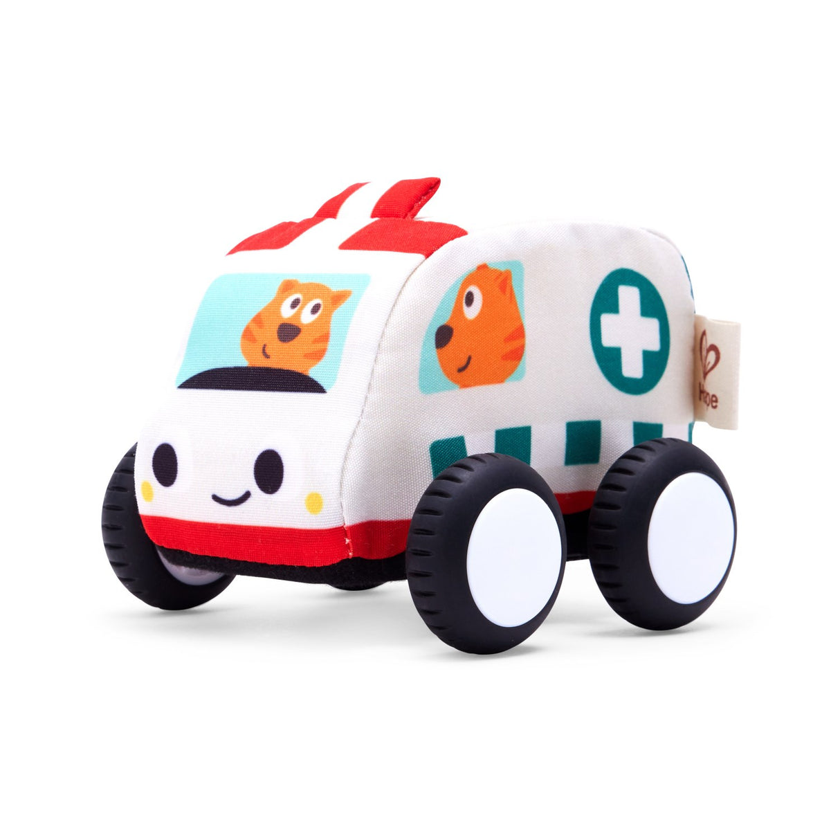 Hape Pull-Back Plush Bilsæt