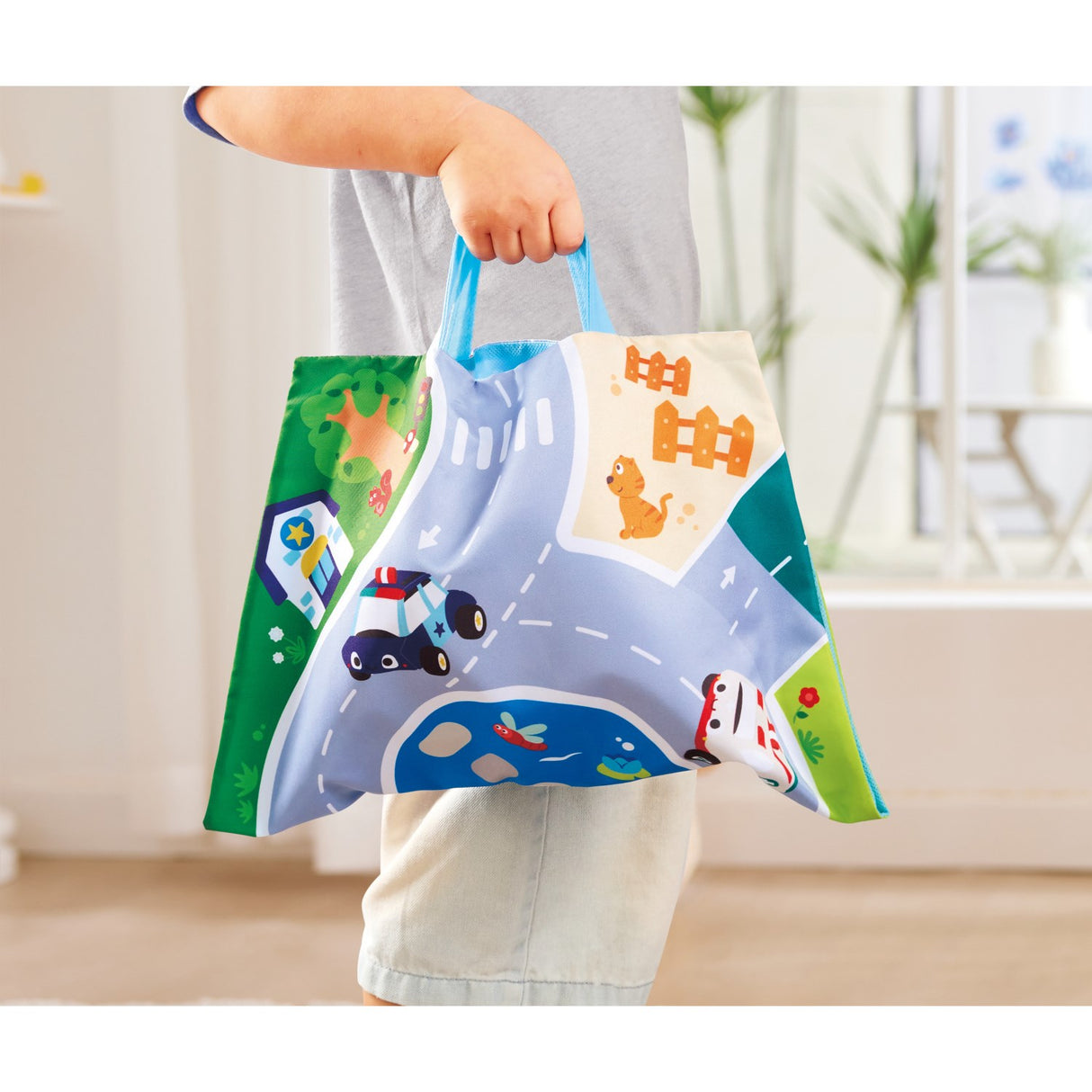 Hape Pull-Back Plush Bilsæt