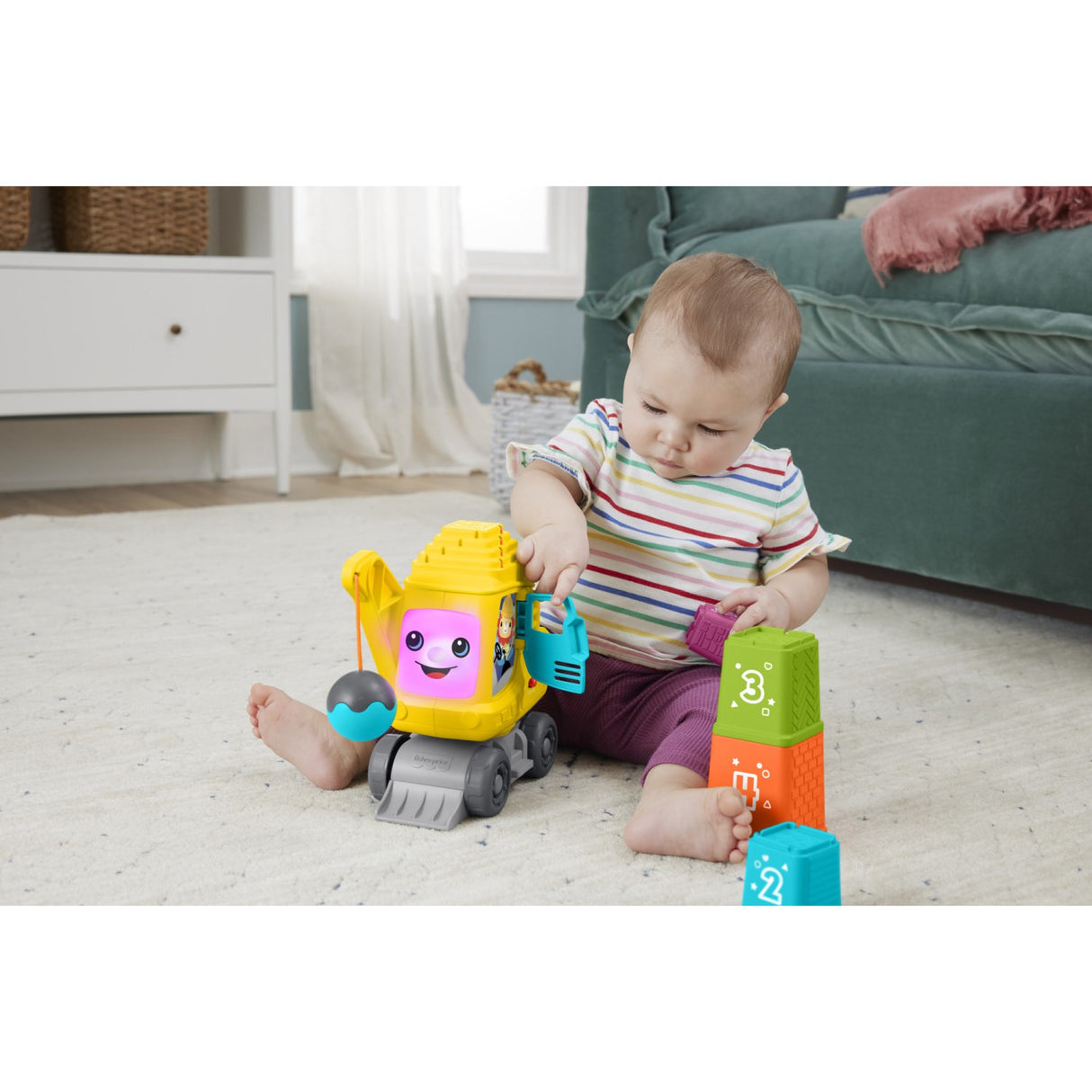 Fisher-Price® Tæl & Stabl Kran