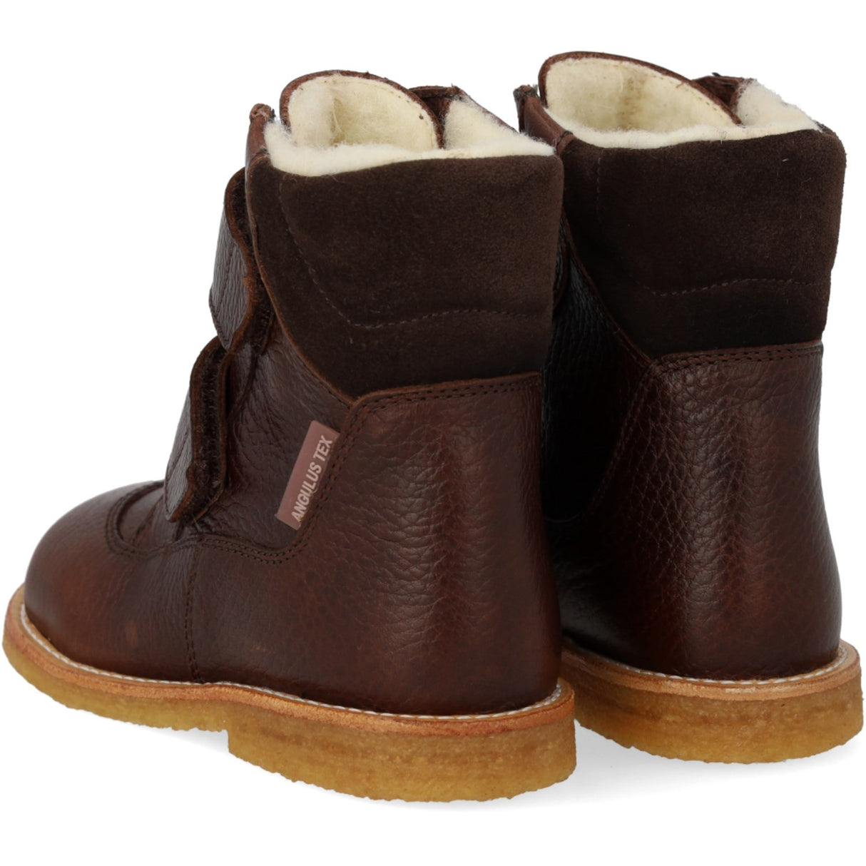 Angulus Dark Brown/Dark Brown TEX Boot with Velcro Closure