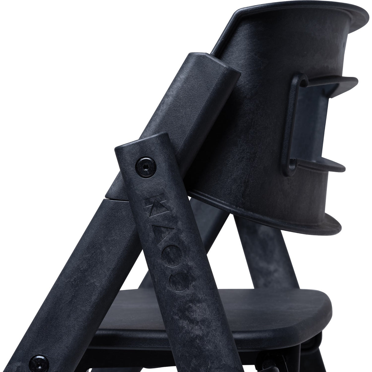 KAOS Charcoal Black Klapp High Chair Recycled