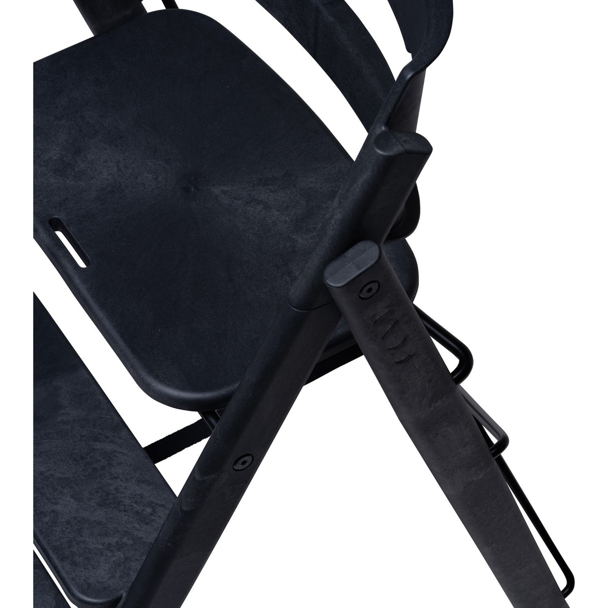KAOS Charcoal Black Klapp High Chair Recycled