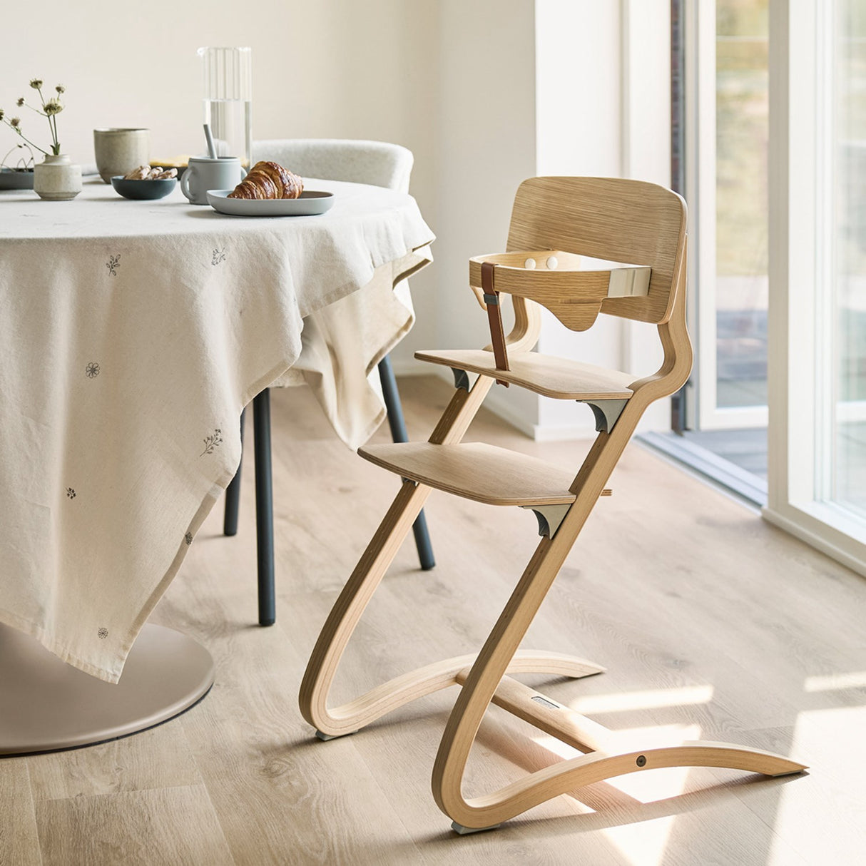 Leander Oak Nature Leander Louie™ High Chair Uden Hanger
