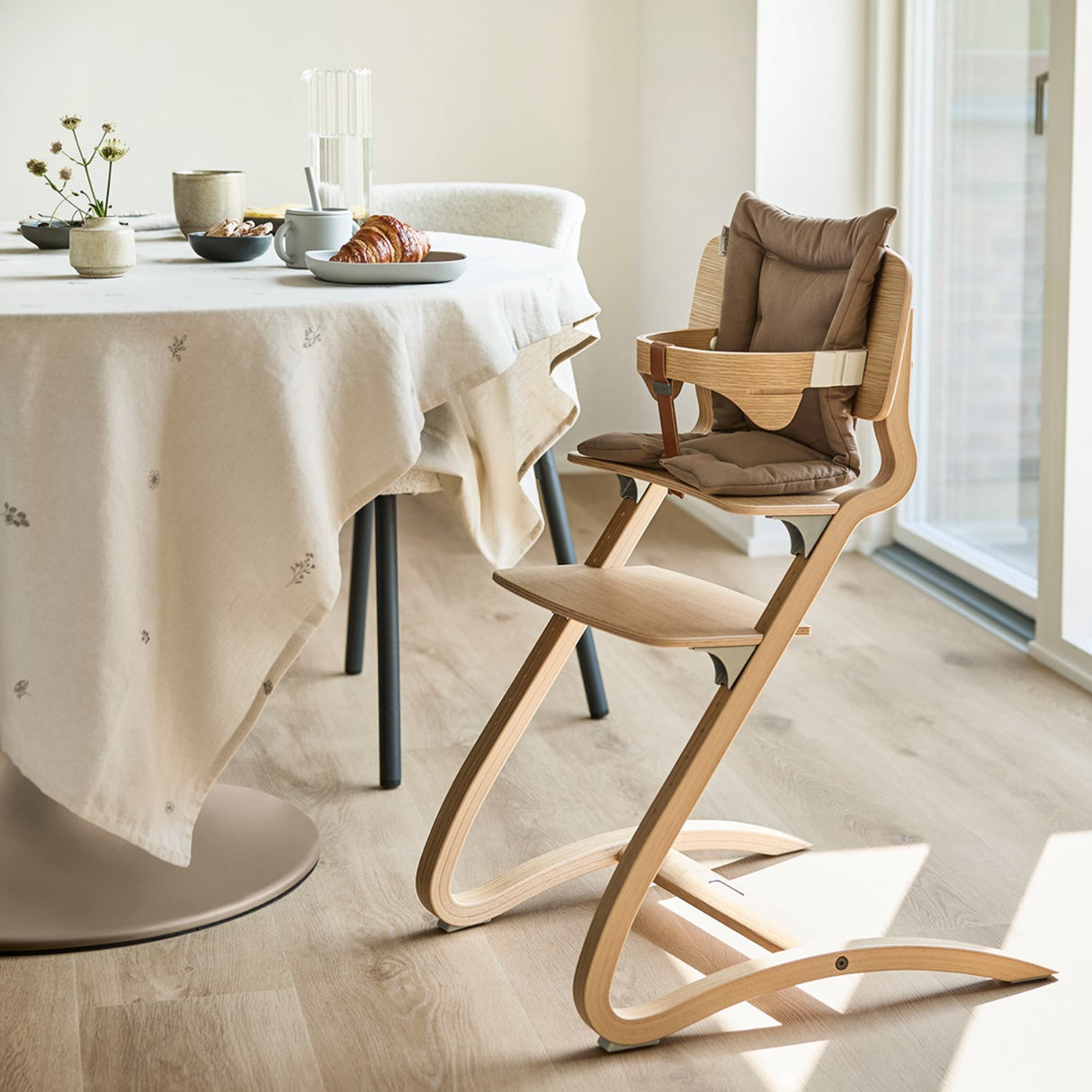 Leander Oak Nature Leander Louie™ High Chair Uden Hanger