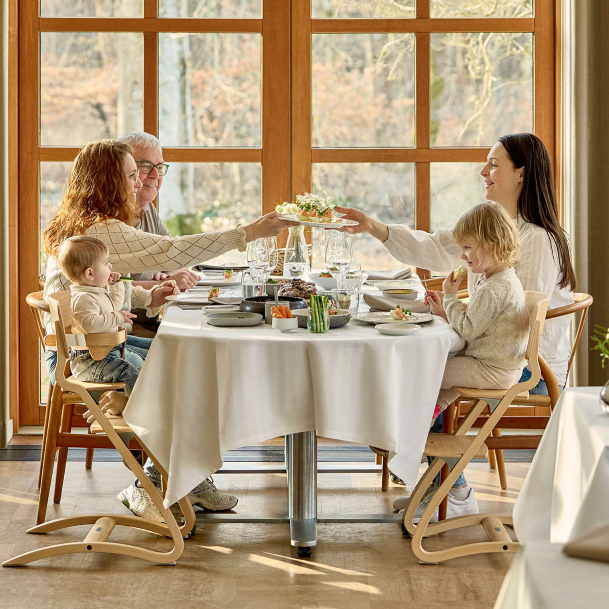 Leander Oak Nature Leander Louie™ High Chair Uden Hanger