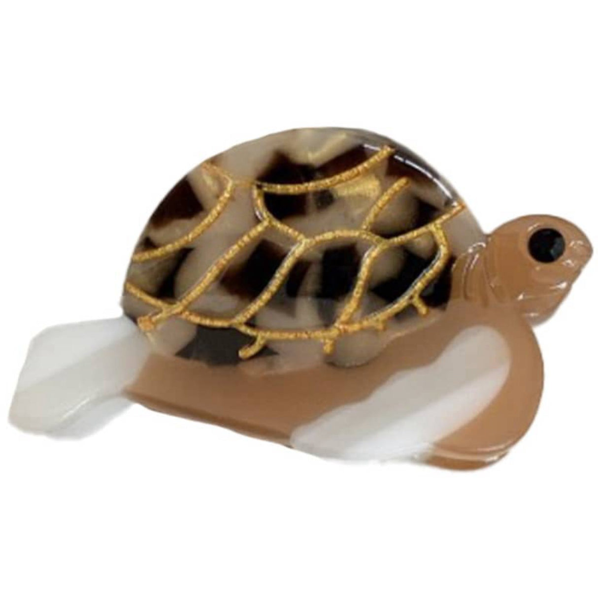 Bow's by Stær Brown Mini Turtle Hårklemme