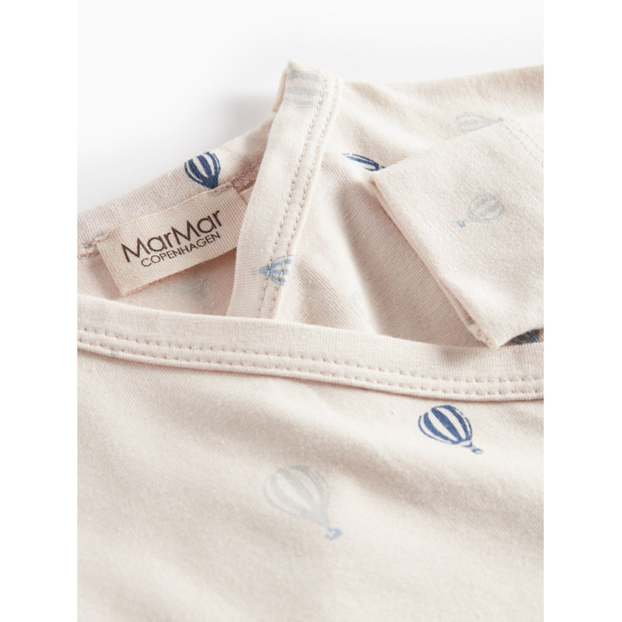 MarMar New Born Modal Smooth Print Air Balloon Rubello Onesies