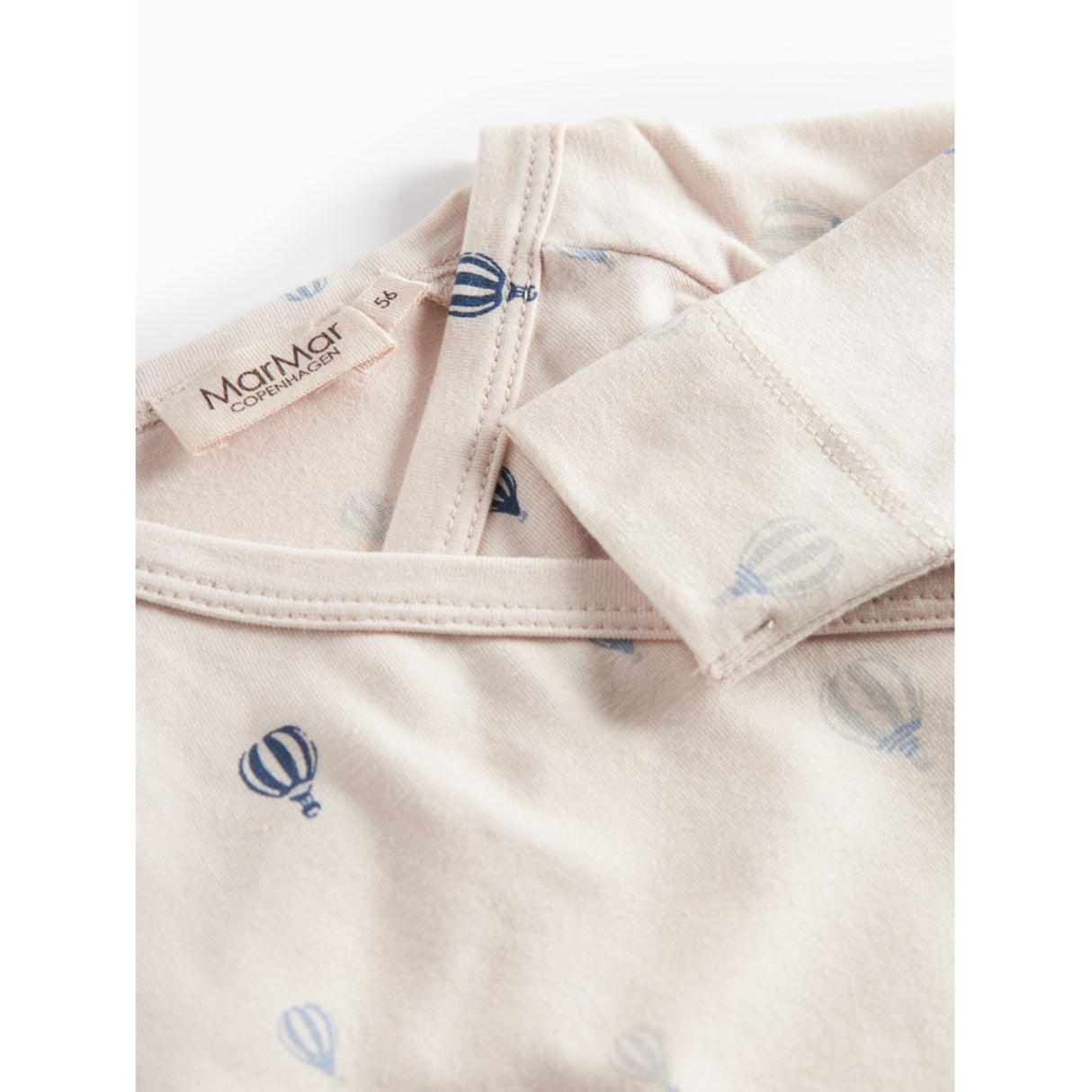 MarMar New Born Modal Smooth Print Air Balloon Rulo Onesies