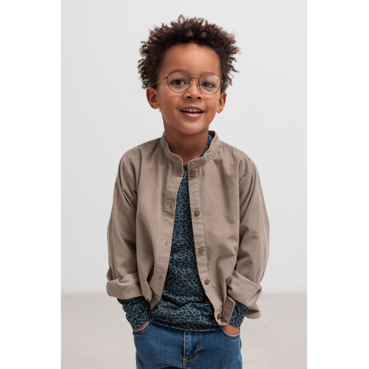 MarMar Leopard Dusty Green Leo Leo Blouse