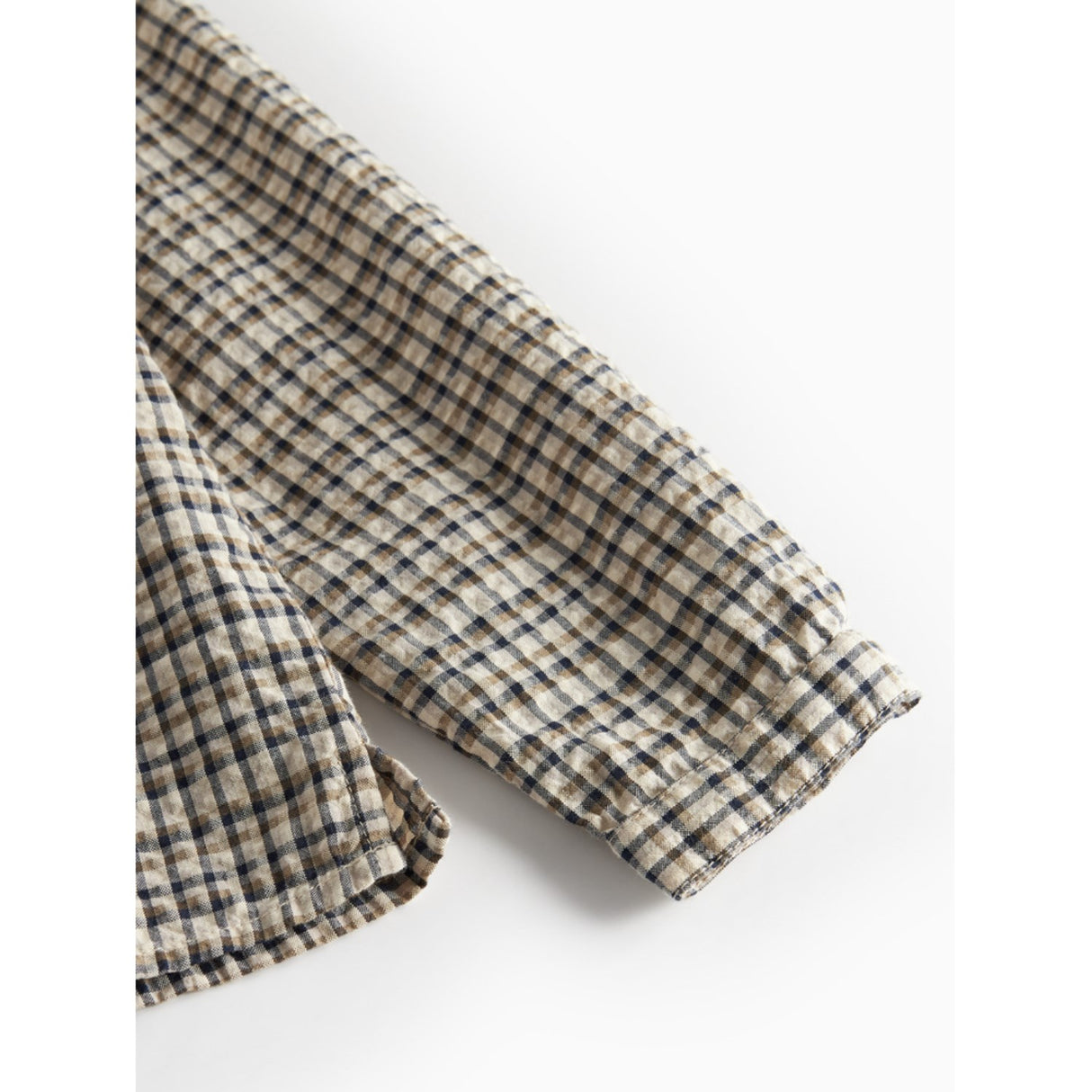 MarMar Seersucker Check Pilot Navy Check Tokyo Shirt