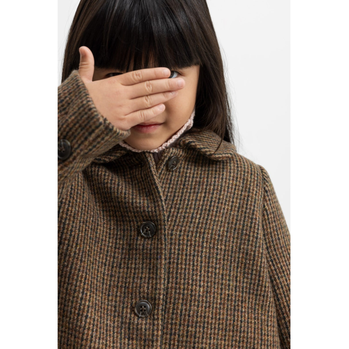 MarMar Wool Check Earthy Check Olive Jacket