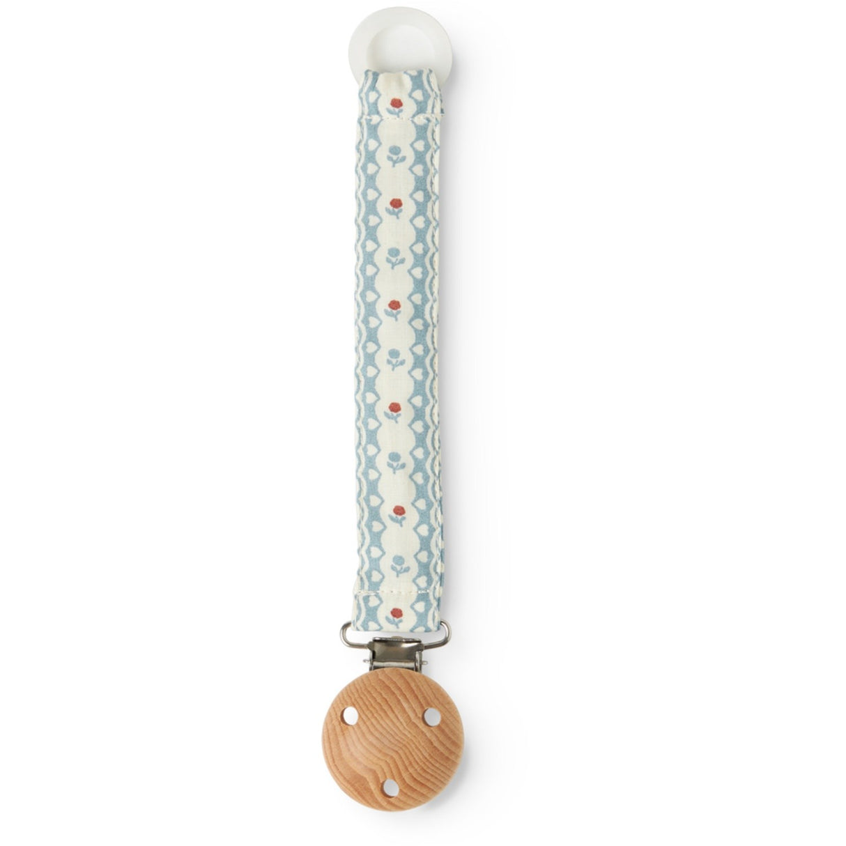 MarMar Crispy Poplin Acc Floral Stripe Alo Pacifier String