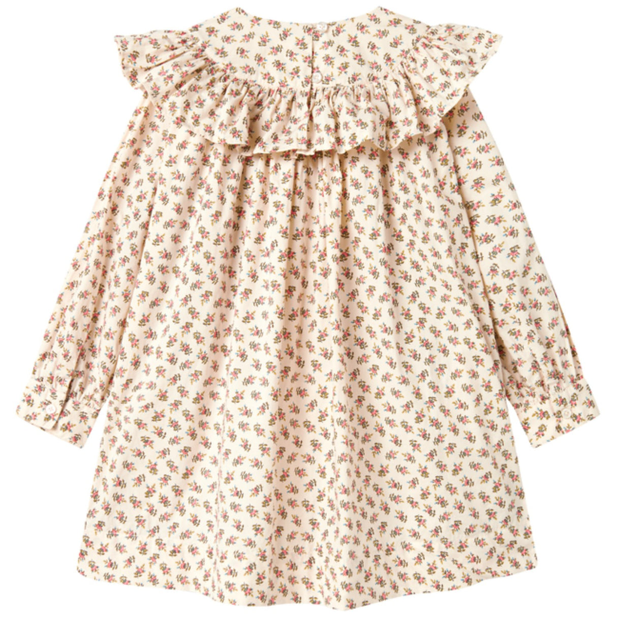 MarMar Poplin Japanese Flower Drine LS Dress