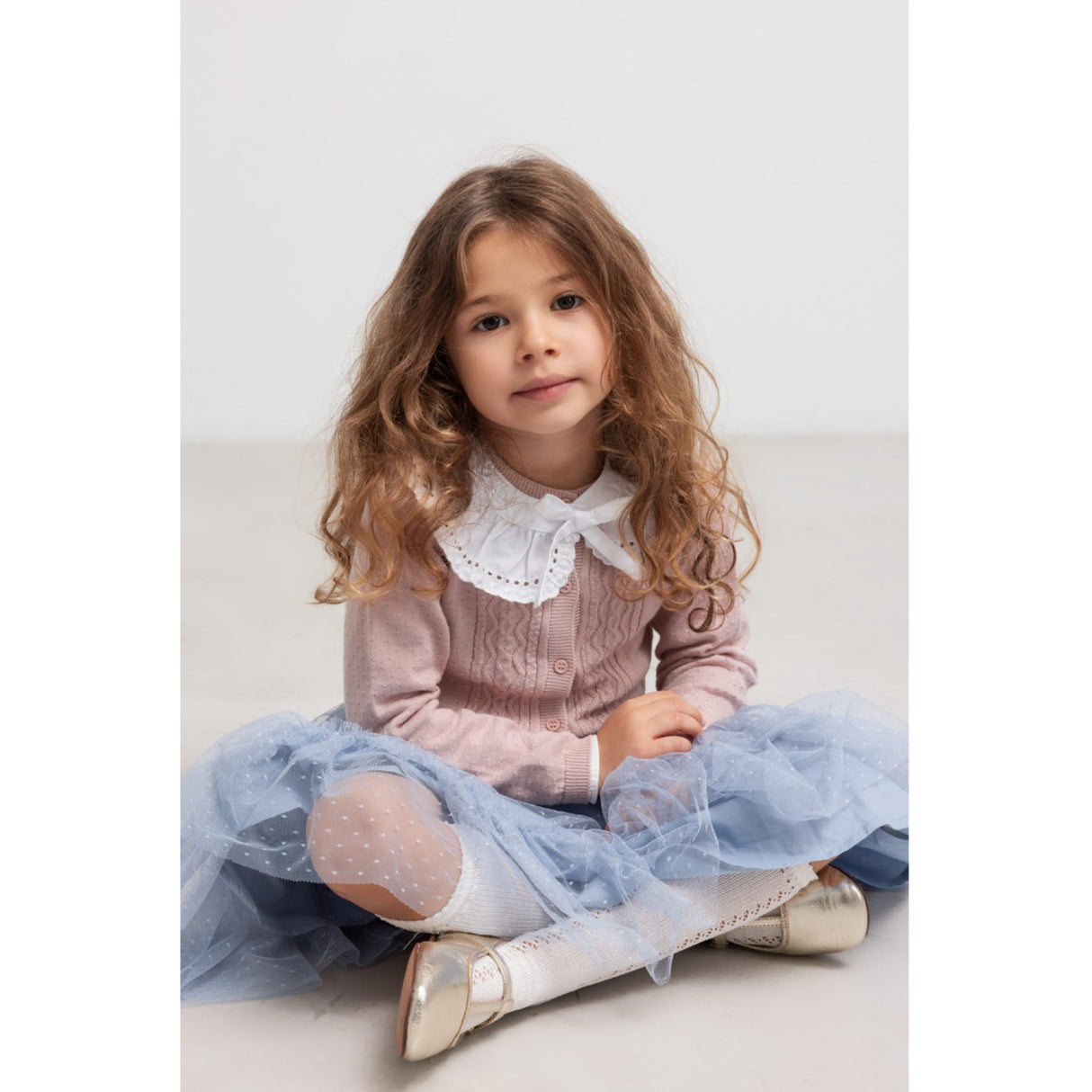 MarMar Modal Mix Cable Faded Rose Totti Knit Cardigan