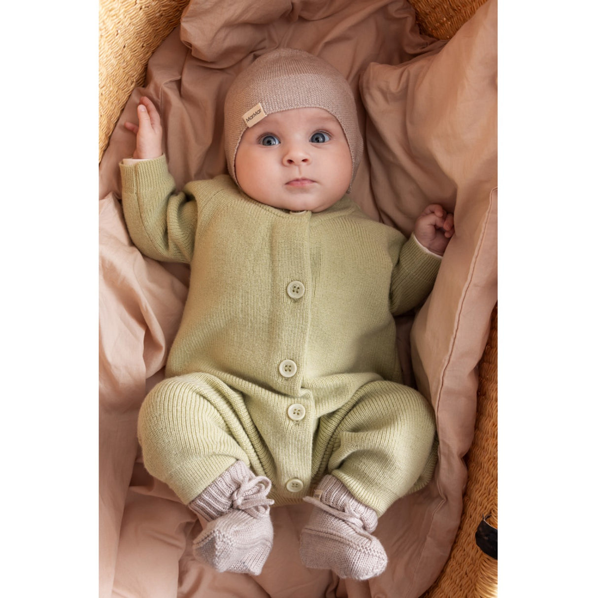 MarMar Modal Mix Pearl Cashew Melange Aly Knit Hat