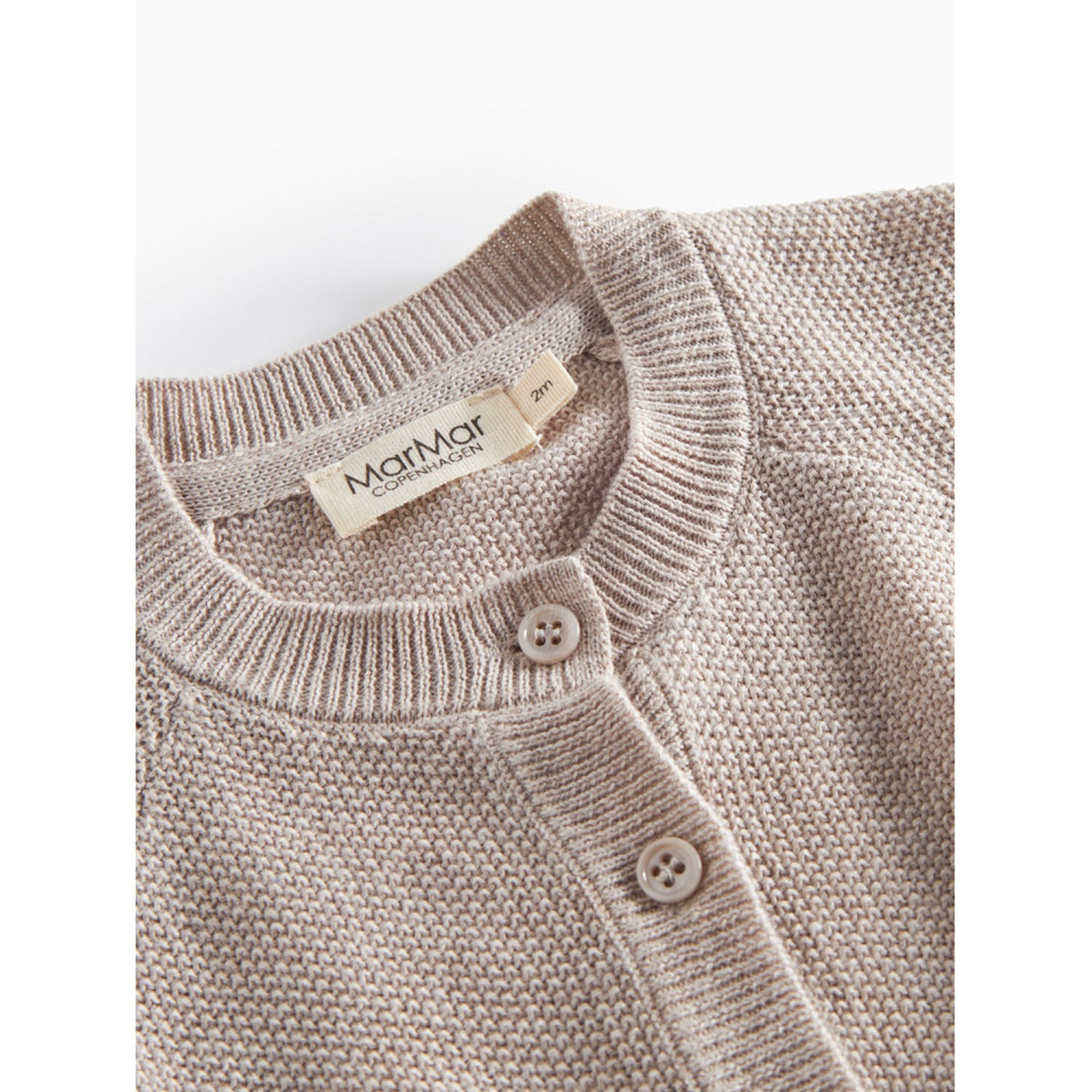 MarMar Modal Mix Pearl Cashew Melange Taki Knit Cardigan