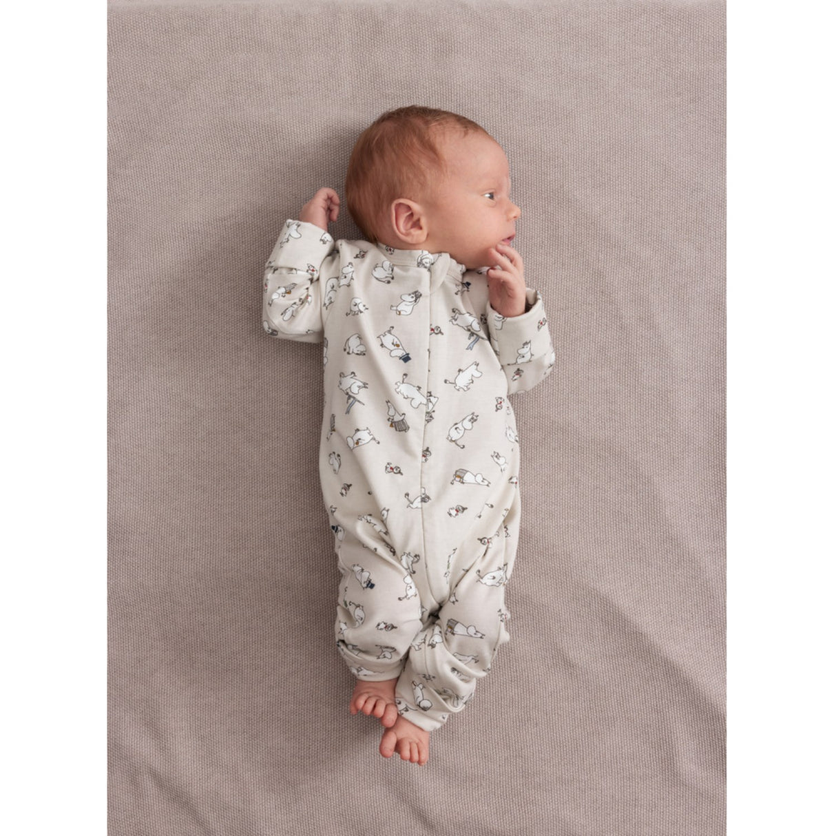 MarMar New Born Modal Mix Pearl Cashew Melange Alia Knit Blanket