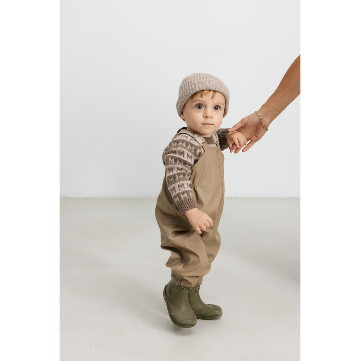 MarMar Heavy Knit Fisherman Oyster Grey Atlas Knit Hat