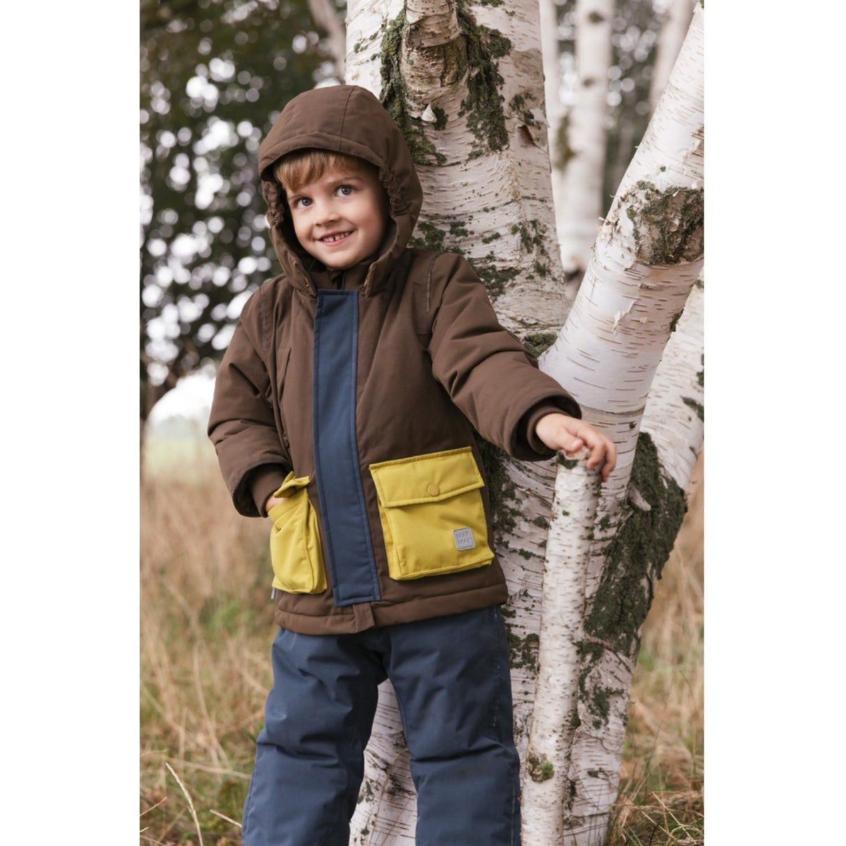 MarMar Tech. Outerwear Solid Deep Choco Block Omas Jacket