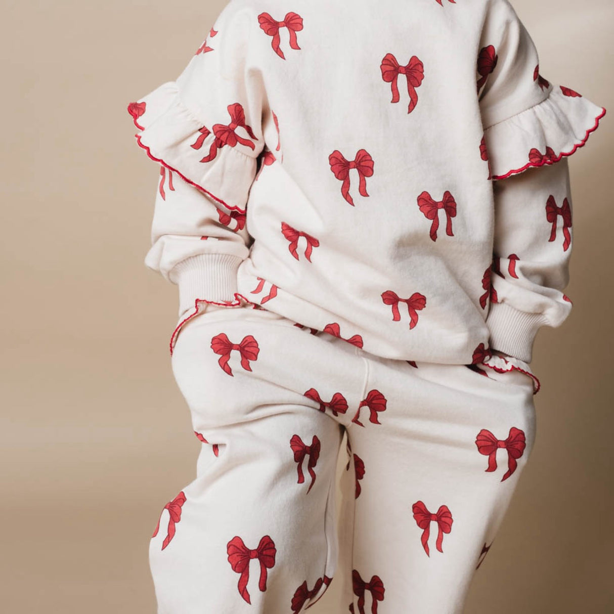 That's Mine Rouge Boucle Amelia Sweatshirt