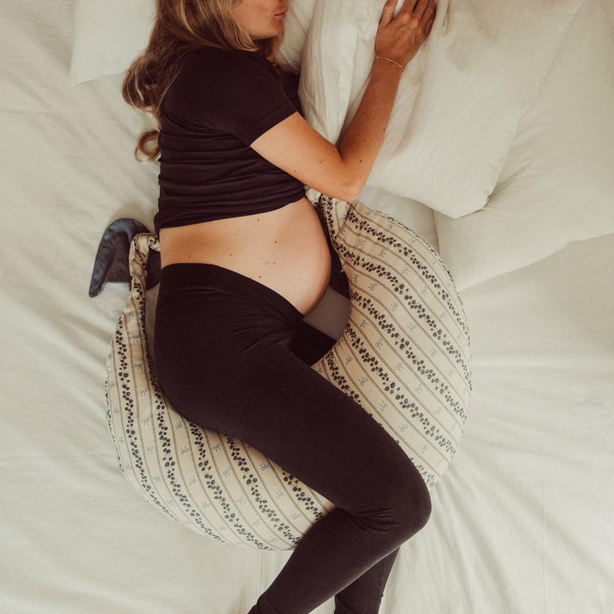 That's Mine Sateen - Bell Flower Moon Nursing Pillow